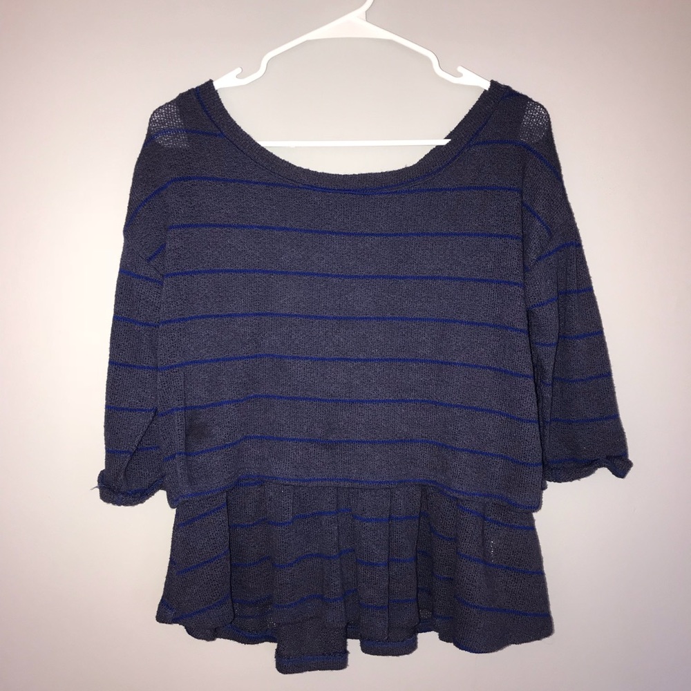 Peplum sweater